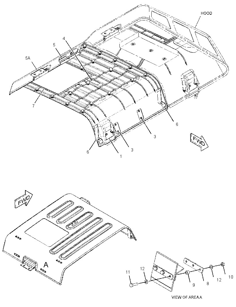 HOOD AS-ENGINE 3397346 CAT