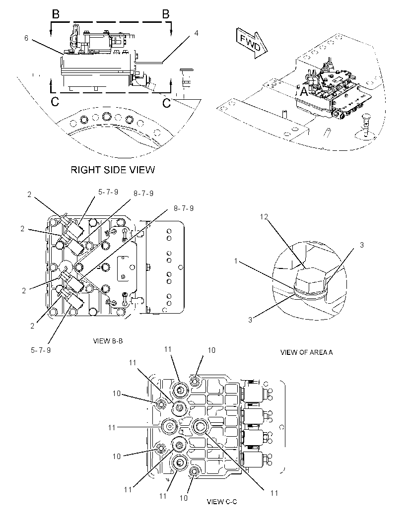 VALVE & MTG GP-STEER & BRAKE 3587200 CAT