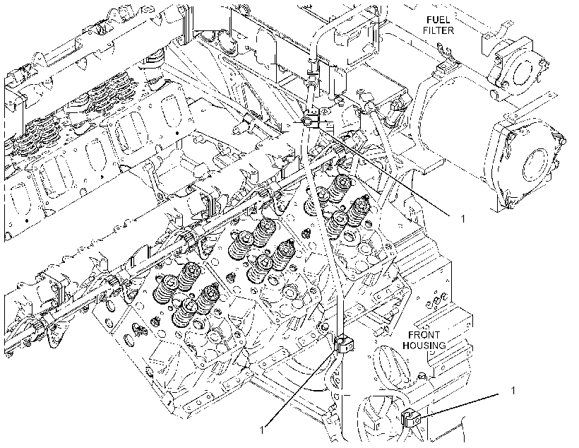 FASTENER GP-FUEL LINES 3764004 CAT