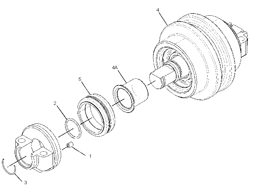 ROLLER GP-TRACK-CENTER FLANGE 3335606 CAT