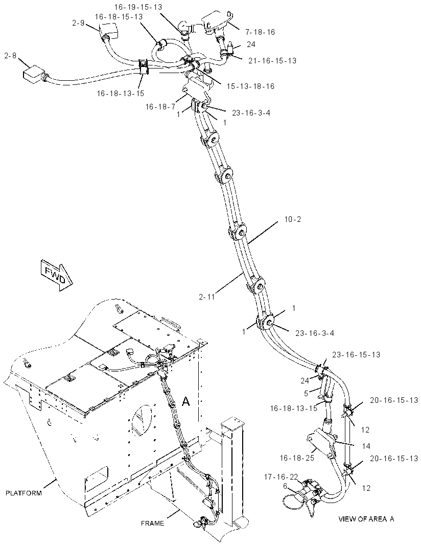 WIRING GP-AIR STARTING 3458910 CAT