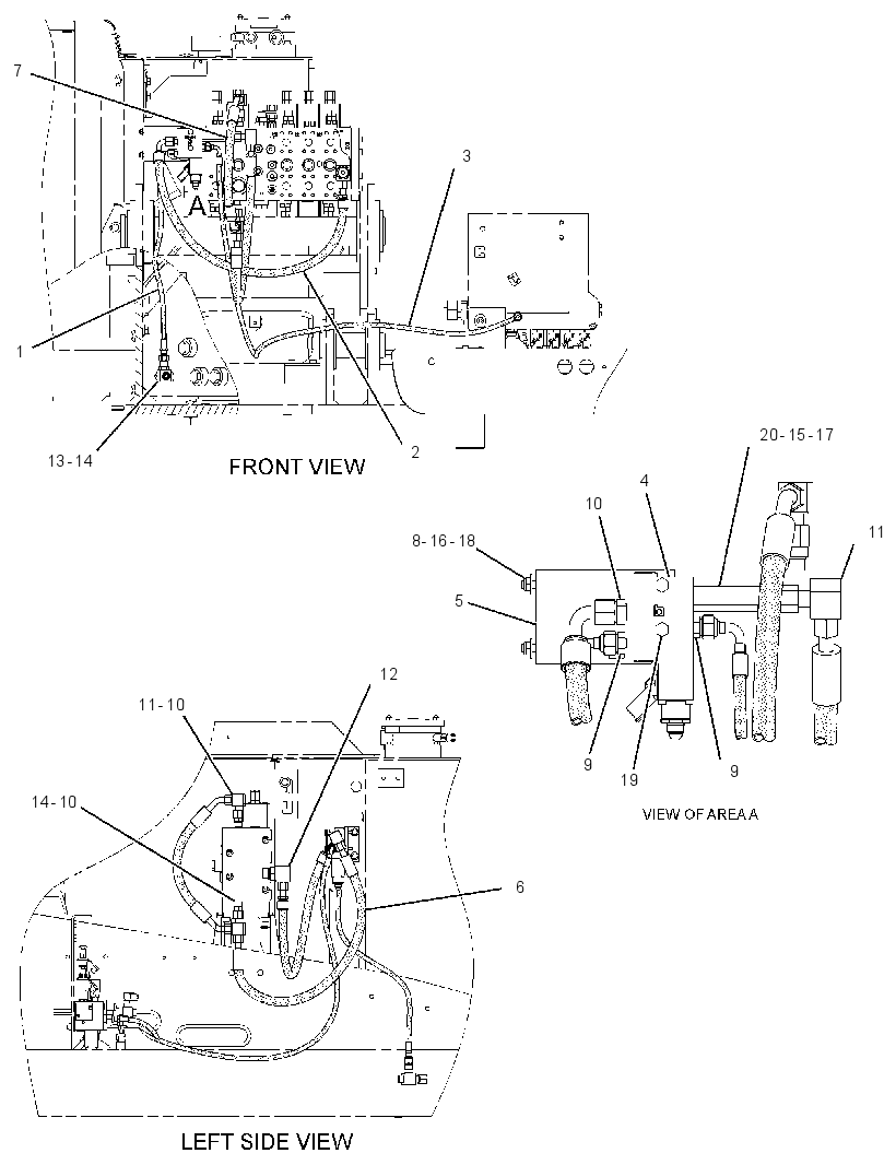 VALVE & LINES GP-TRAVEL CONT 3400325 CAT