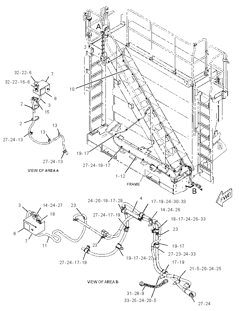 WIRING GP-LADDER 3216776 CAT