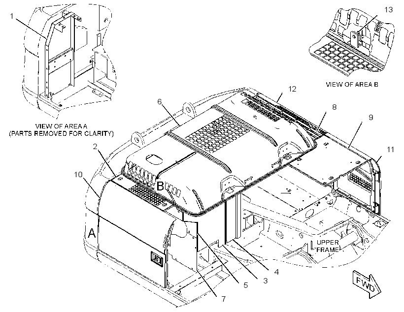 HOOD & DOOR GP 3753086 CAT