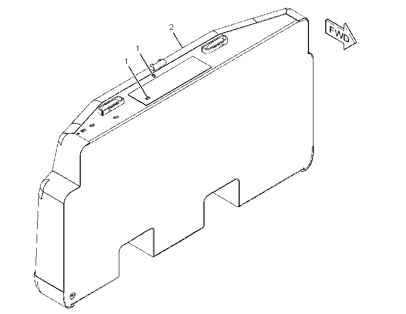 COUNTERWEIGHT AS 3764573 CAT