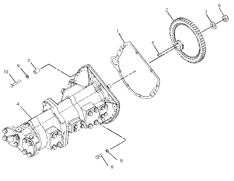 PUMP & DRIVE GP-GEAR 3698935 CAT