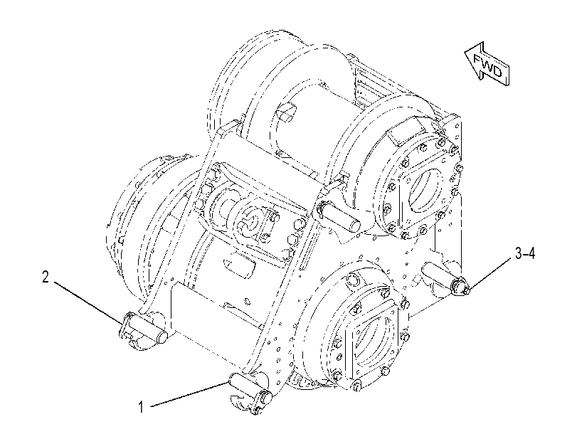 MOUNTING GP-WINCH 3592076 CAT