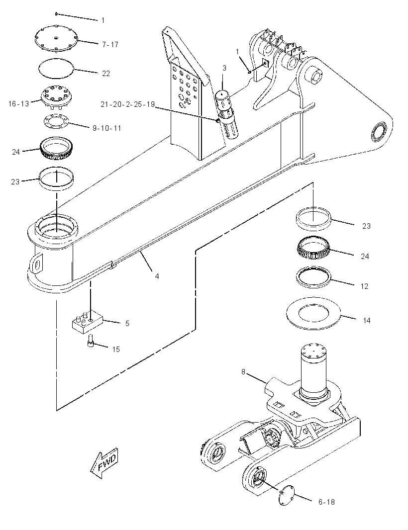 HITCH GP-TOWING 3308539 CAT