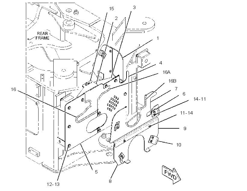 GUARD GP-HITCH & STEERING 3562303 CAT