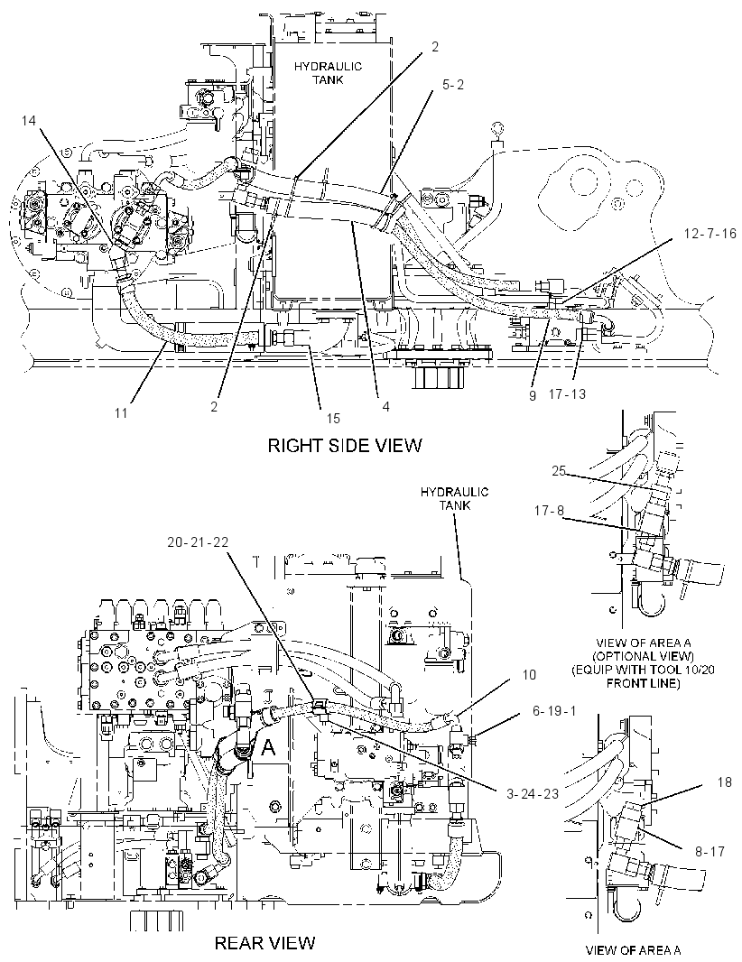 Трубопроводы насоса 3530772 CAT