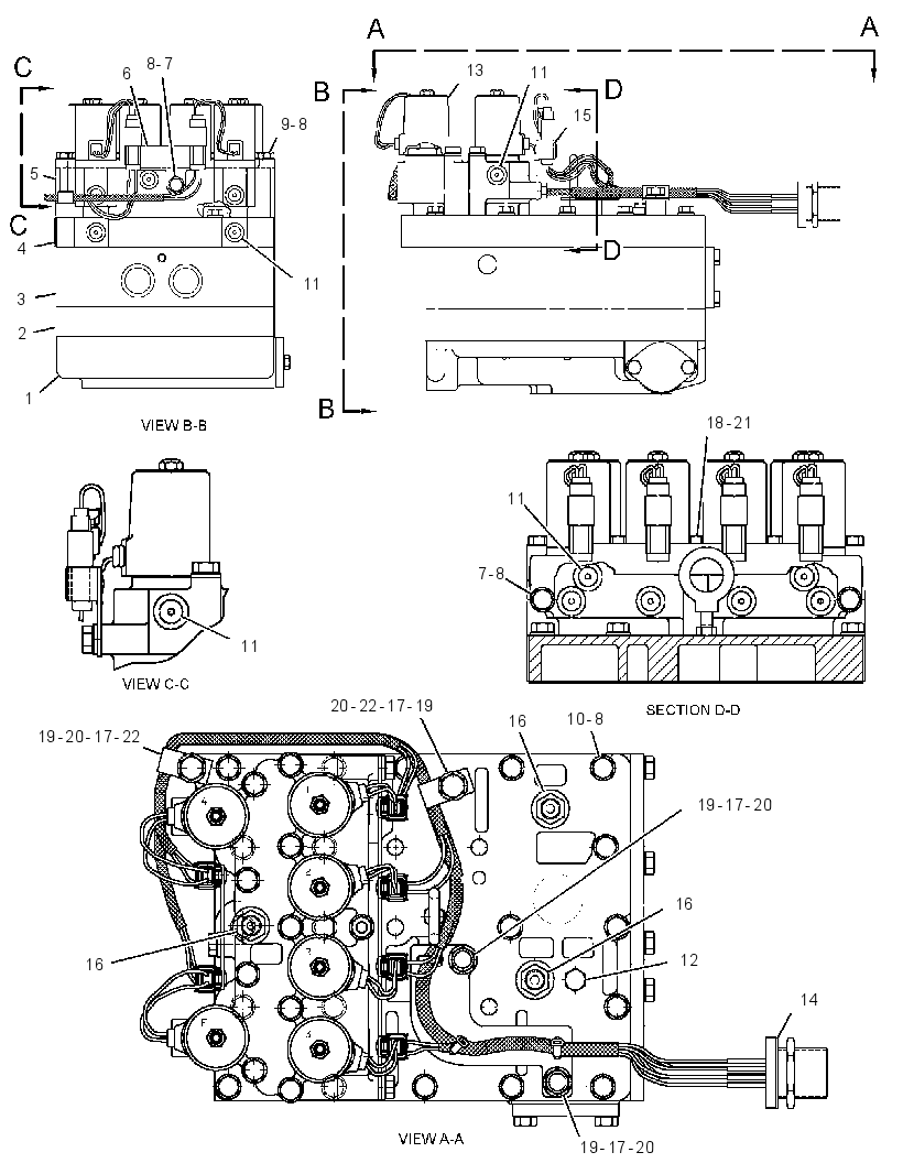 Клапан управления трансмиссией 3Q6590 CAT