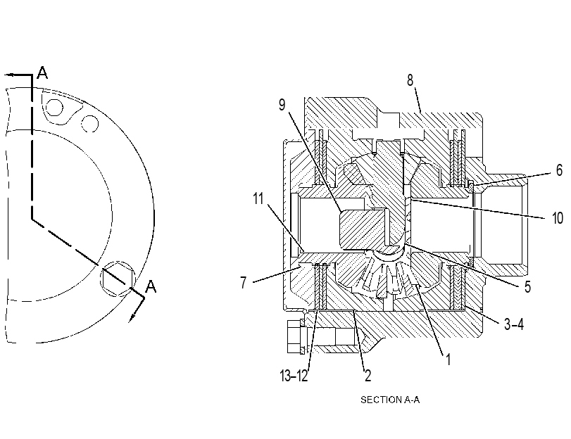 DIFFERENTIAL GP-LIMITED SLIP 2594831 CAT