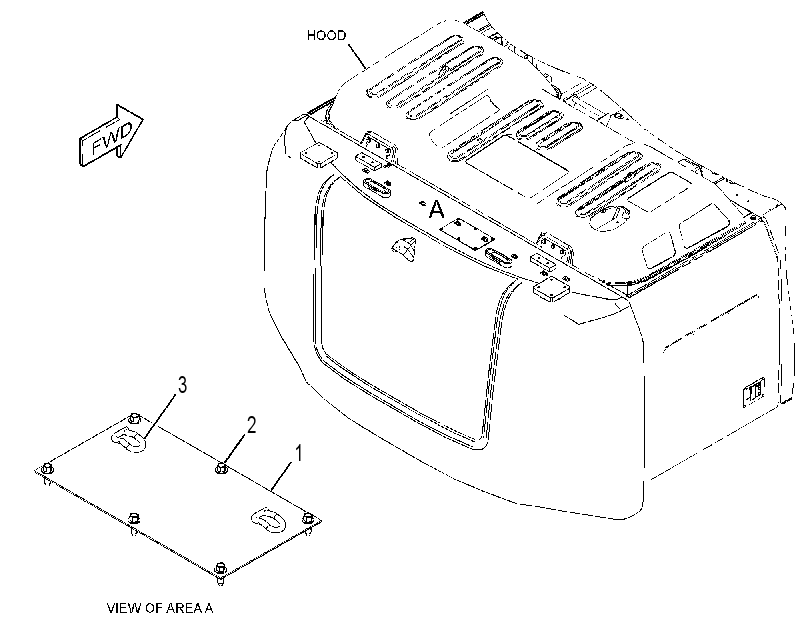 COUNTERWEIGHT AS 3432455 CAT