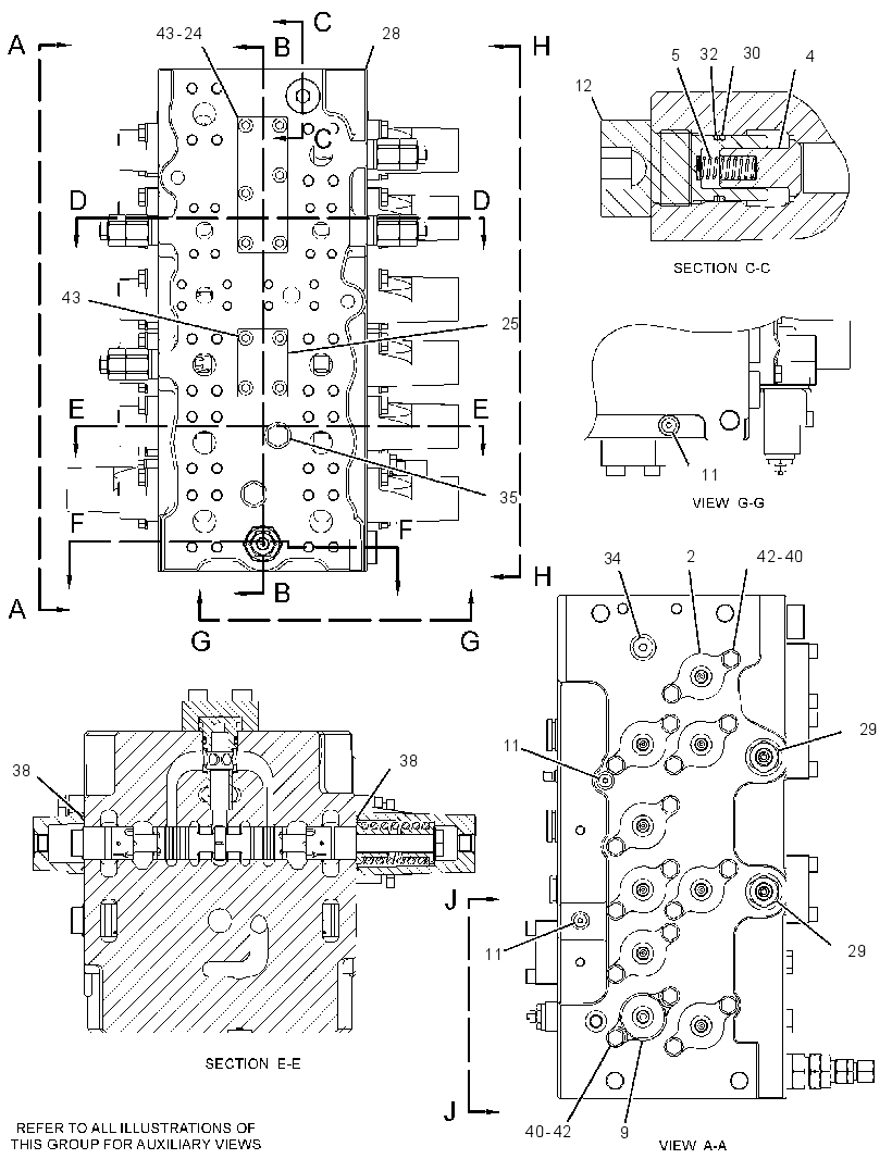 Клапан управляющий 3527045 CAT