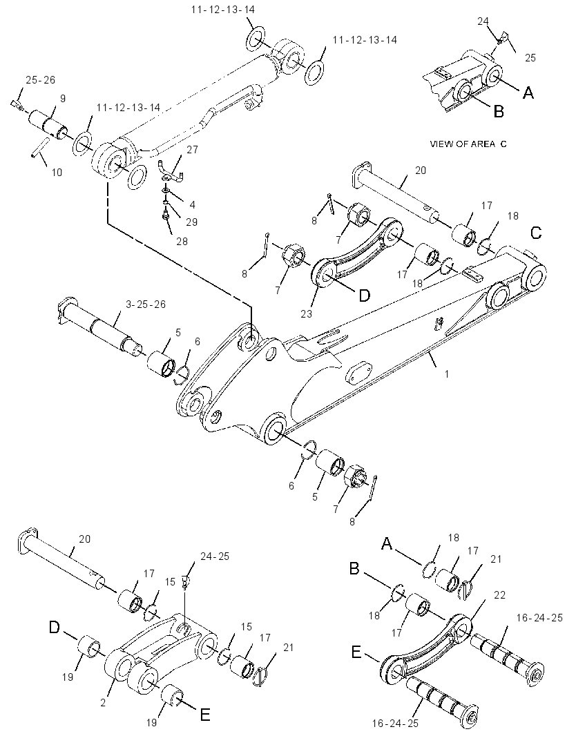 STICK & MOUNTING GP 3841126 CAT