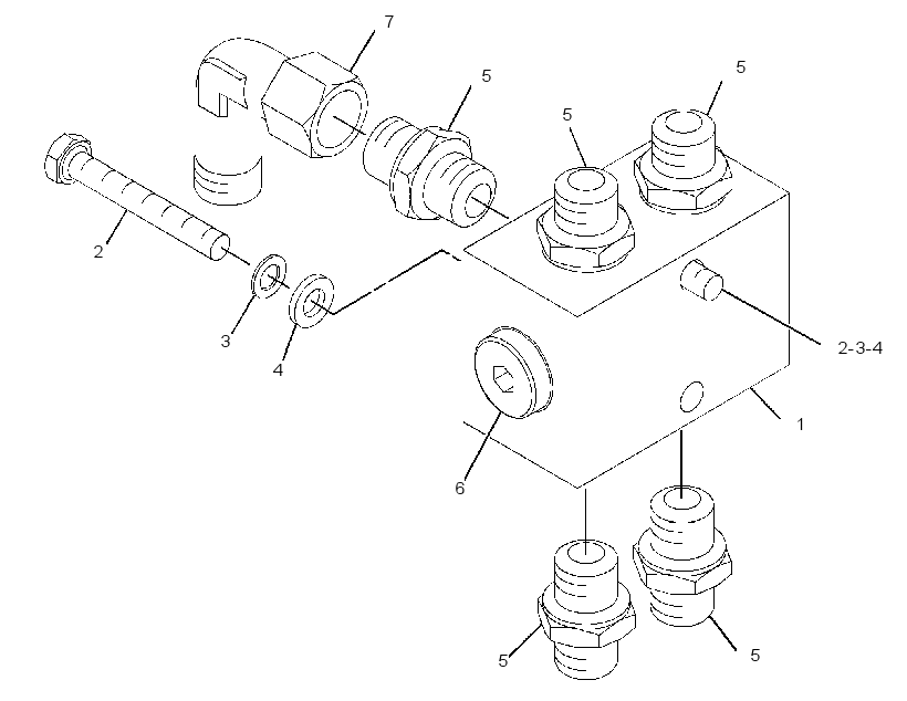 MANIFOLD GP-HYDRAULIC 3853393 CAT