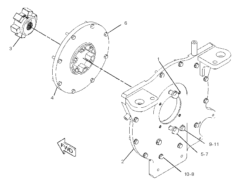 DRIVE GP-HYDROSTATIC 3436534 CAT