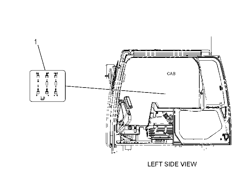 PEDAL AR-THIRD 3473328 CAT