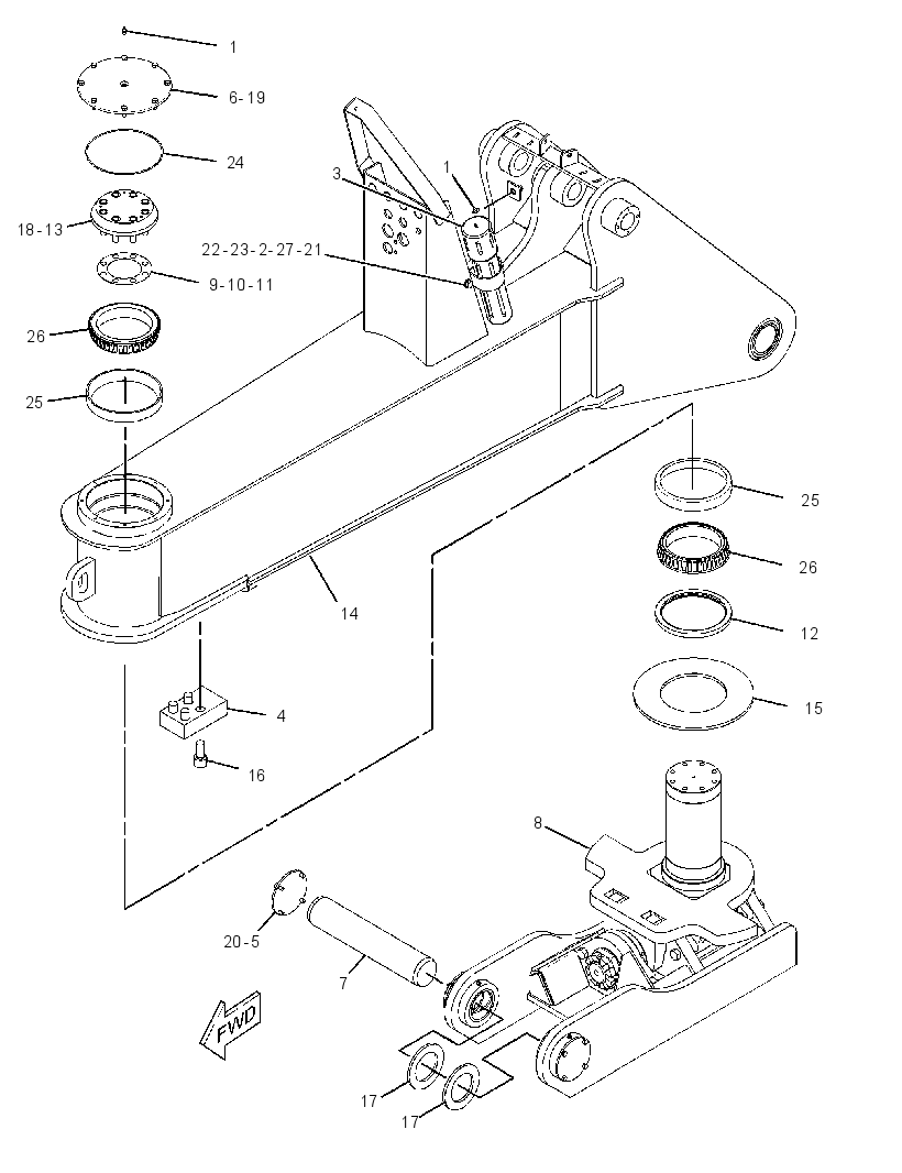 HITCH GP-TOWING 3308529 CAT