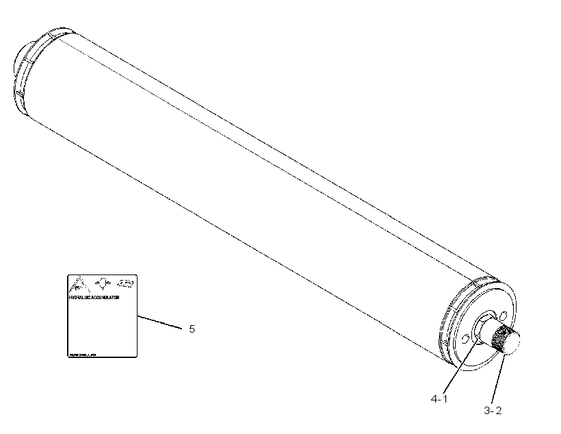 Гидроаккумулятор системы плавности хода 3737016 CAT