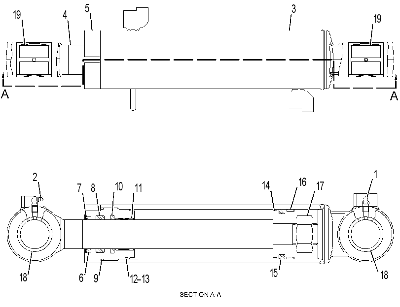CYLINDER GP-BLADE 3712452 CAT