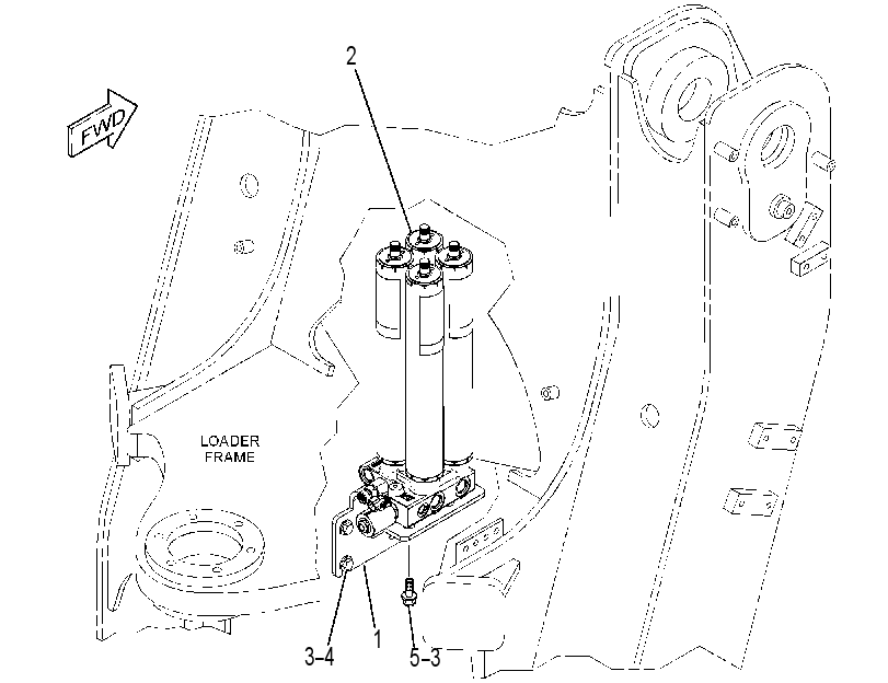 VALVE & MTG GP-RIDE CONTROL 3846260 CAT
