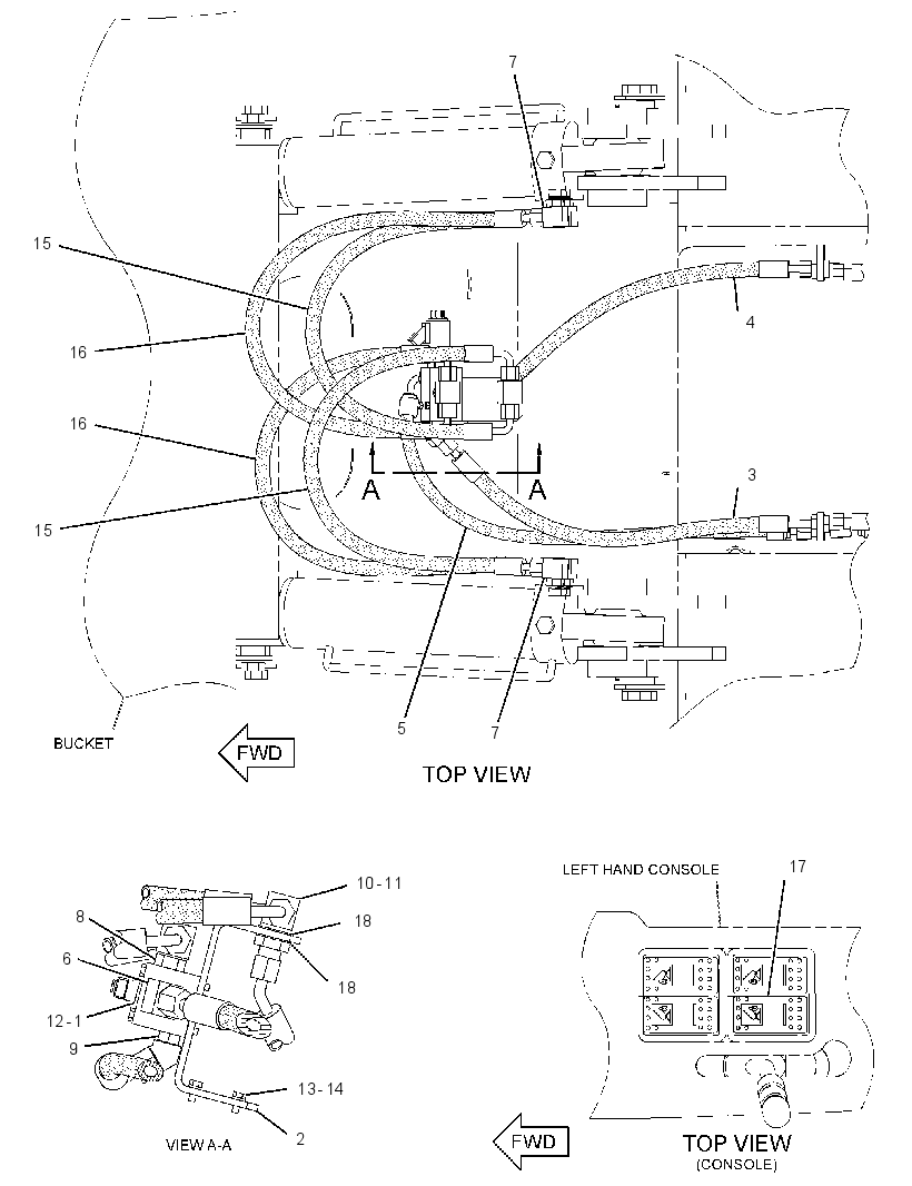 LINES GP-BLADE CYL & VALVE 3400318 CAT