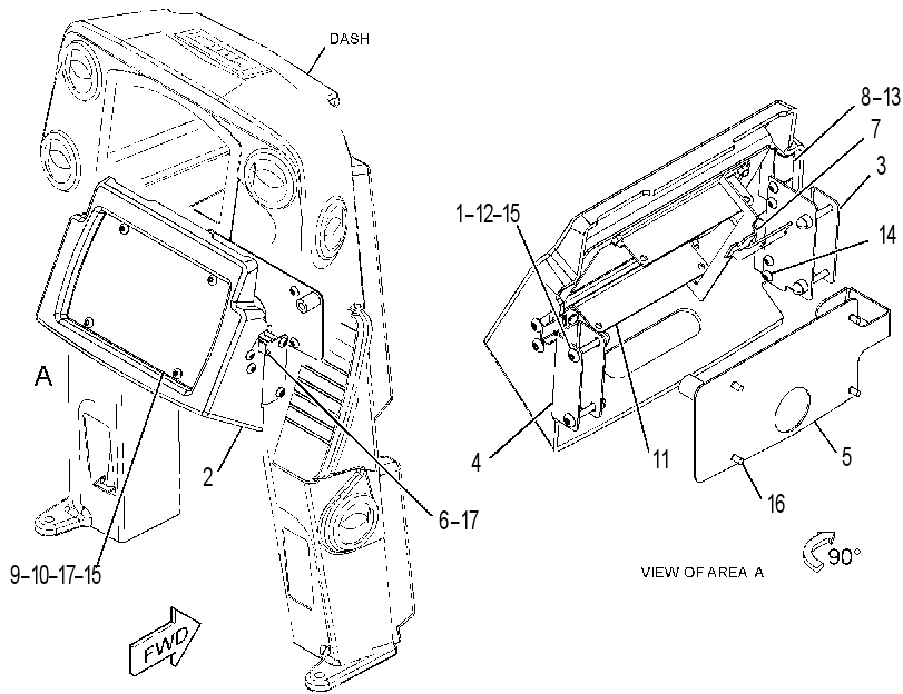 MOUNTING GP-DISPLAY 3433530 CAT