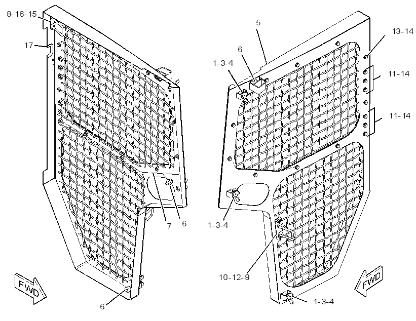 SCREEN GP-CAB 3048643 CAT