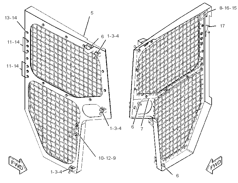 SCREEN GP-CAB 3048644 CAT