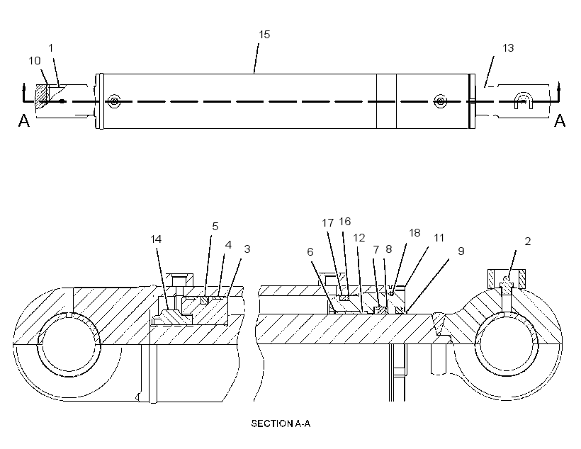 CYLINDER GP-SWING BOOM 3769683 CAT