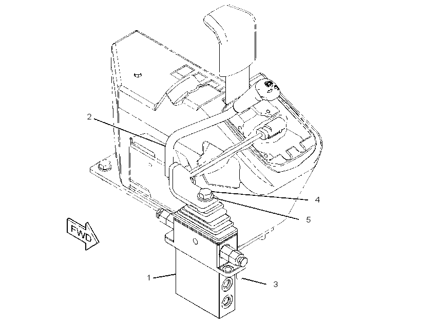 Управление гидравлическое пилотное 3775958 CAT