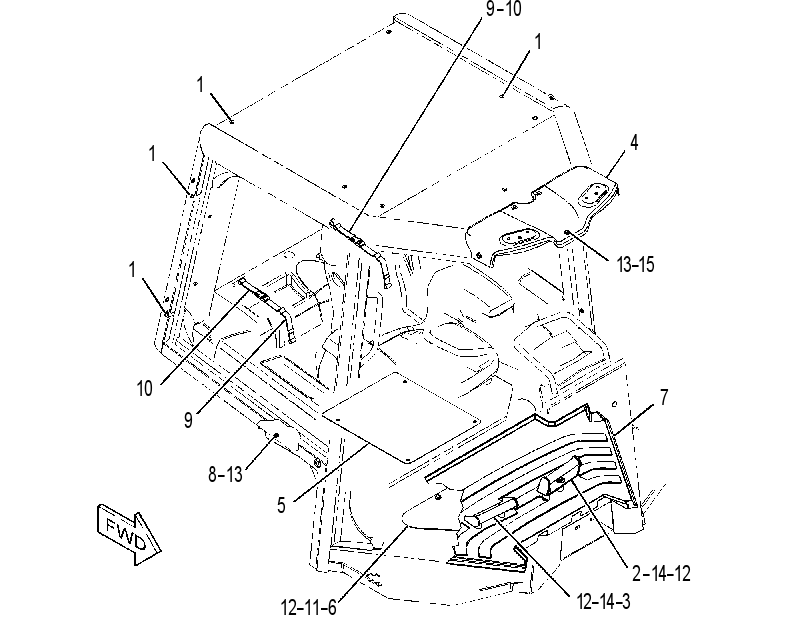 INSTALLATION GP-CAB 3433510 CAT