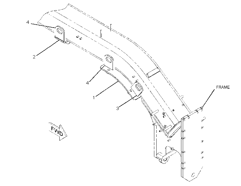 BRACKET GP-SCARIFIER 2520931 CAT