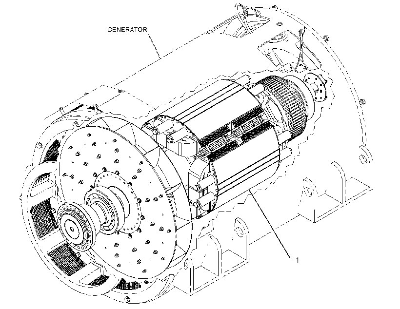 Ротор генератора 3753707 CAT