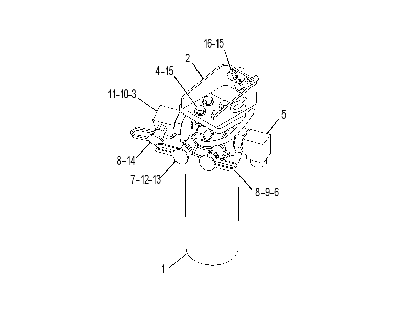 FILTER & MTG GP-POWER TRAIN 3472675 CAT
