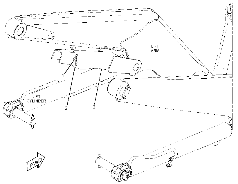BRACE GP-LIFT CYLINDER 3379840 CAT