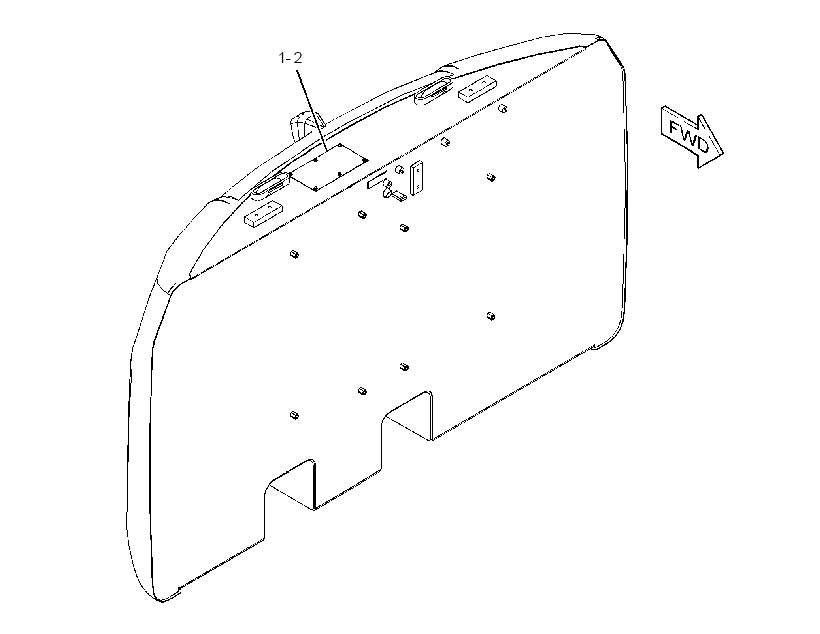COUNTERWEIGHT AS 3415401 CAT