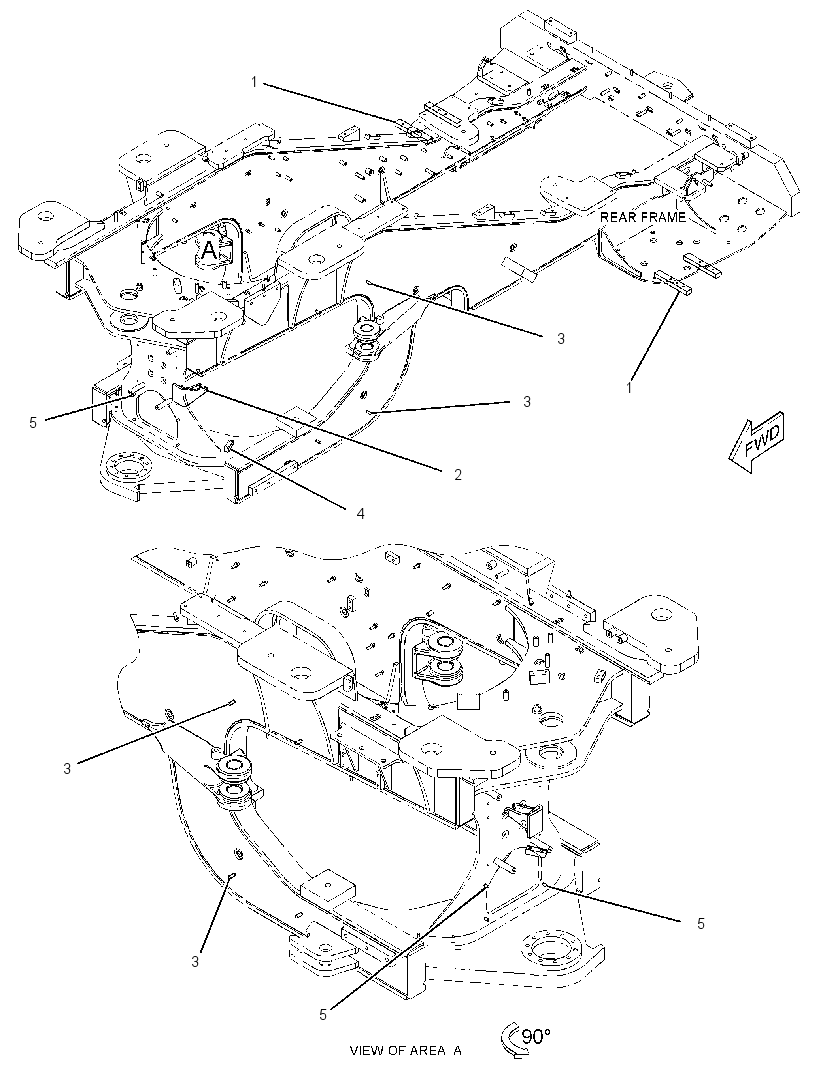 HARDWARE GP-REAR FRAME 3773489 CAT