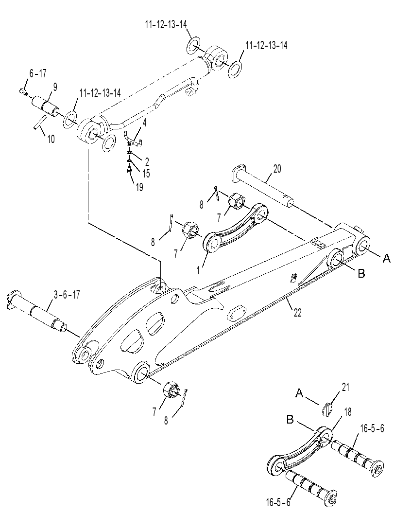 STICK & MOUNTING GP 3882326 CAT