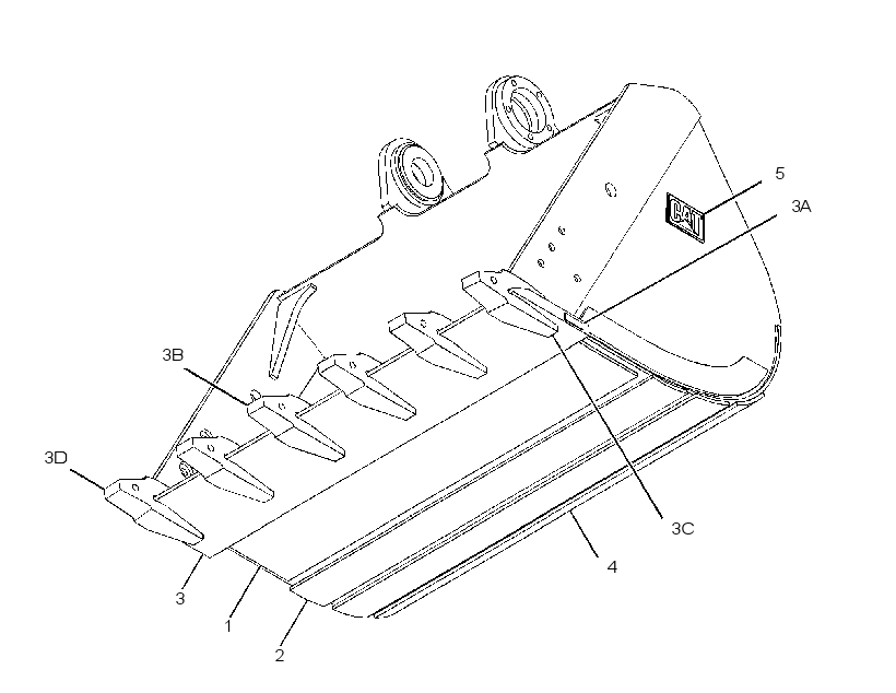 BUCKET AS-MASS EXCAVATION 2298039 CAT