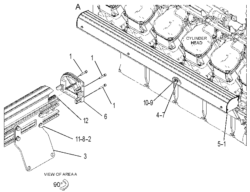 TRAY GP-CABLE 3647370 CAT