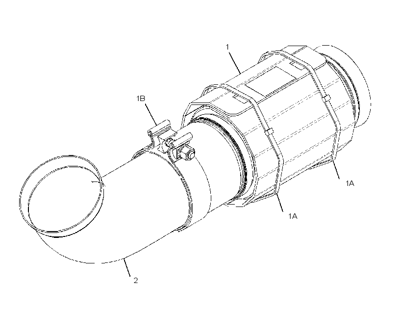 KIT-EXHAUST PIPE 3640151 CAT