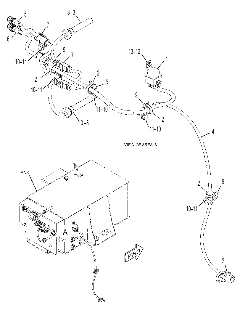 WIRING GP-OIL RENEWAL SYSTEM 3107632 CAT