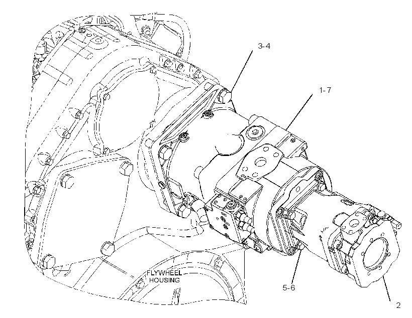 PUMP & MTG GP-STEERING & FAN 3675651 CAT