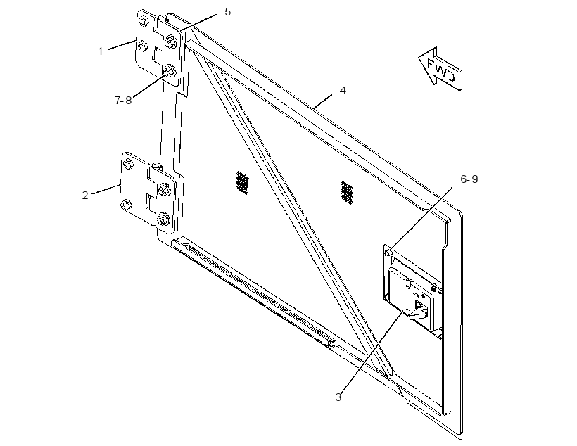 DOOR GP-HOOD 2875388 CAT