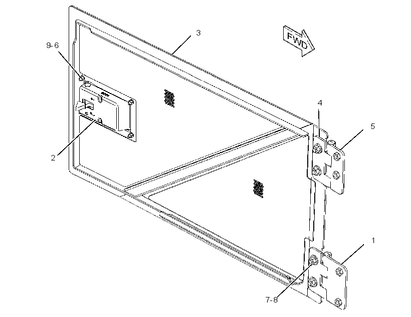 DOOR GP-HOOD 2875390 CAT