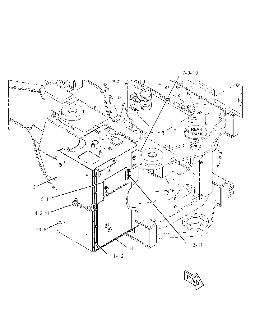 BOX GP-SERVICE CENTER 3860291 CAT