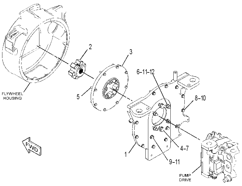 DRIVE GP-HYDROSTATIC 3436535 CAT