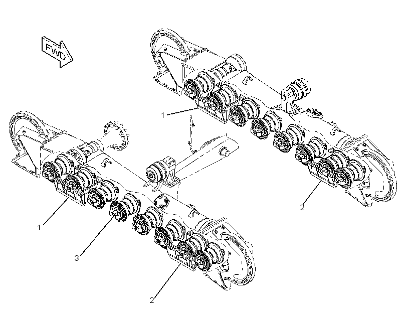 GUARD AR-TRACK ROLLER 3407485 CAT